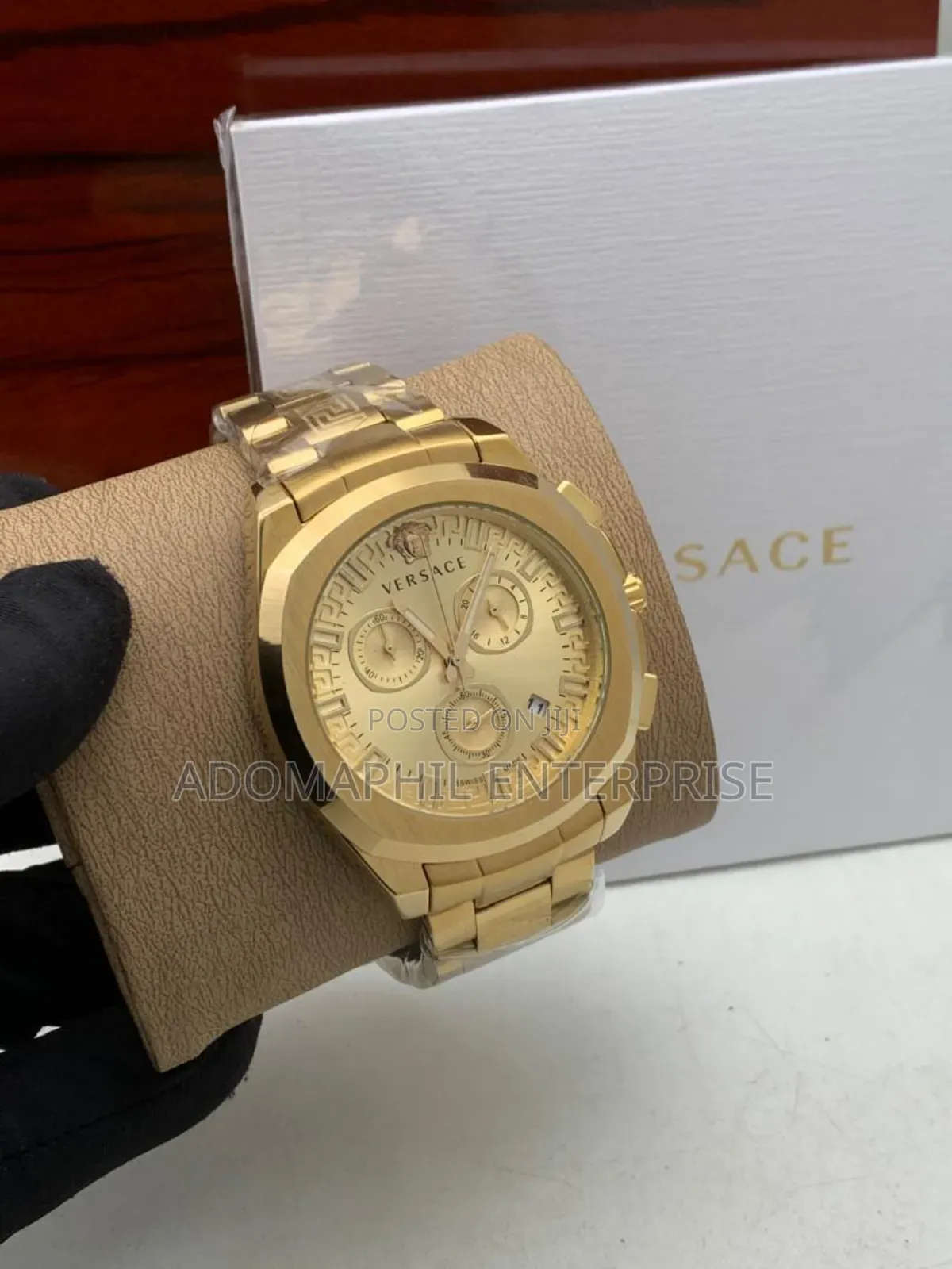 Versace Chronograph Chain Watch