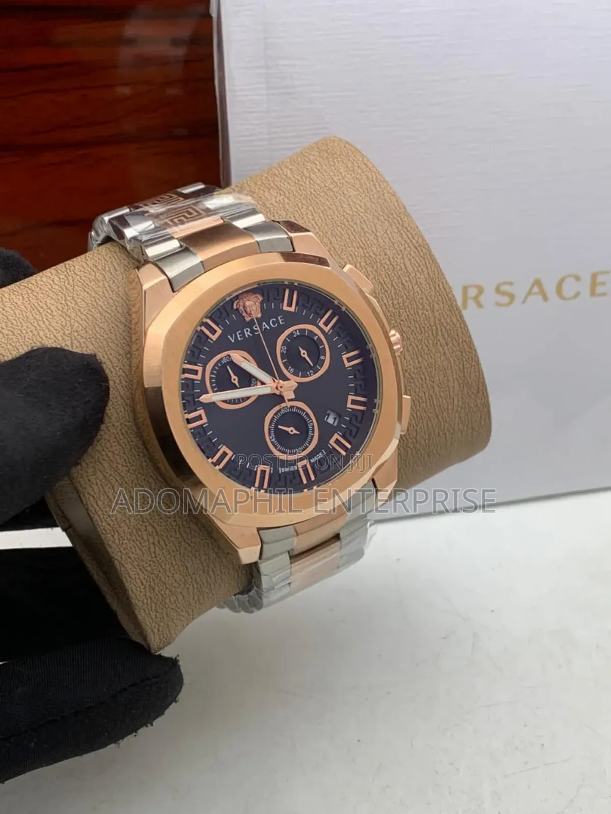 Versace Chronograph Chain Watch