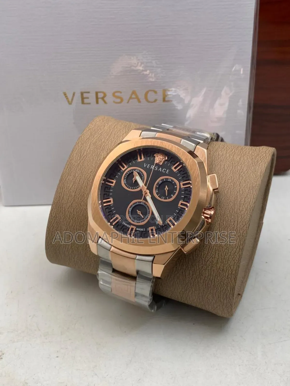 Versace Chronograph Chain Watch