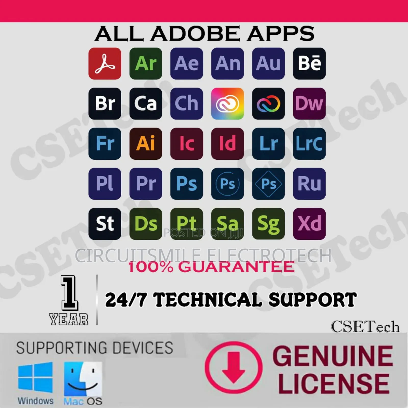 Adobe Creative Cloud (All Apps) 1-Year Plan