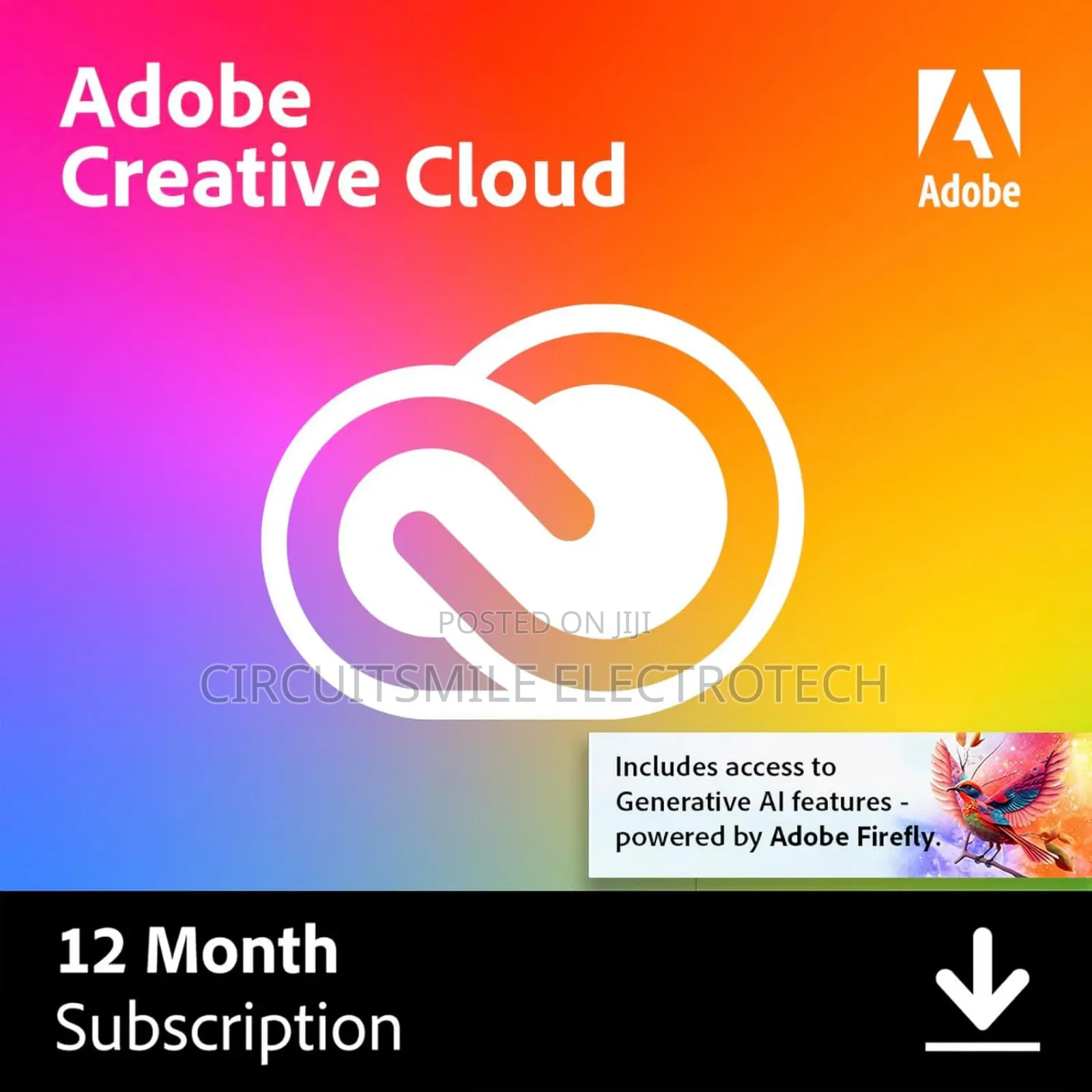 Adobe Creative Cloud (All Apps) 1-Year Plan