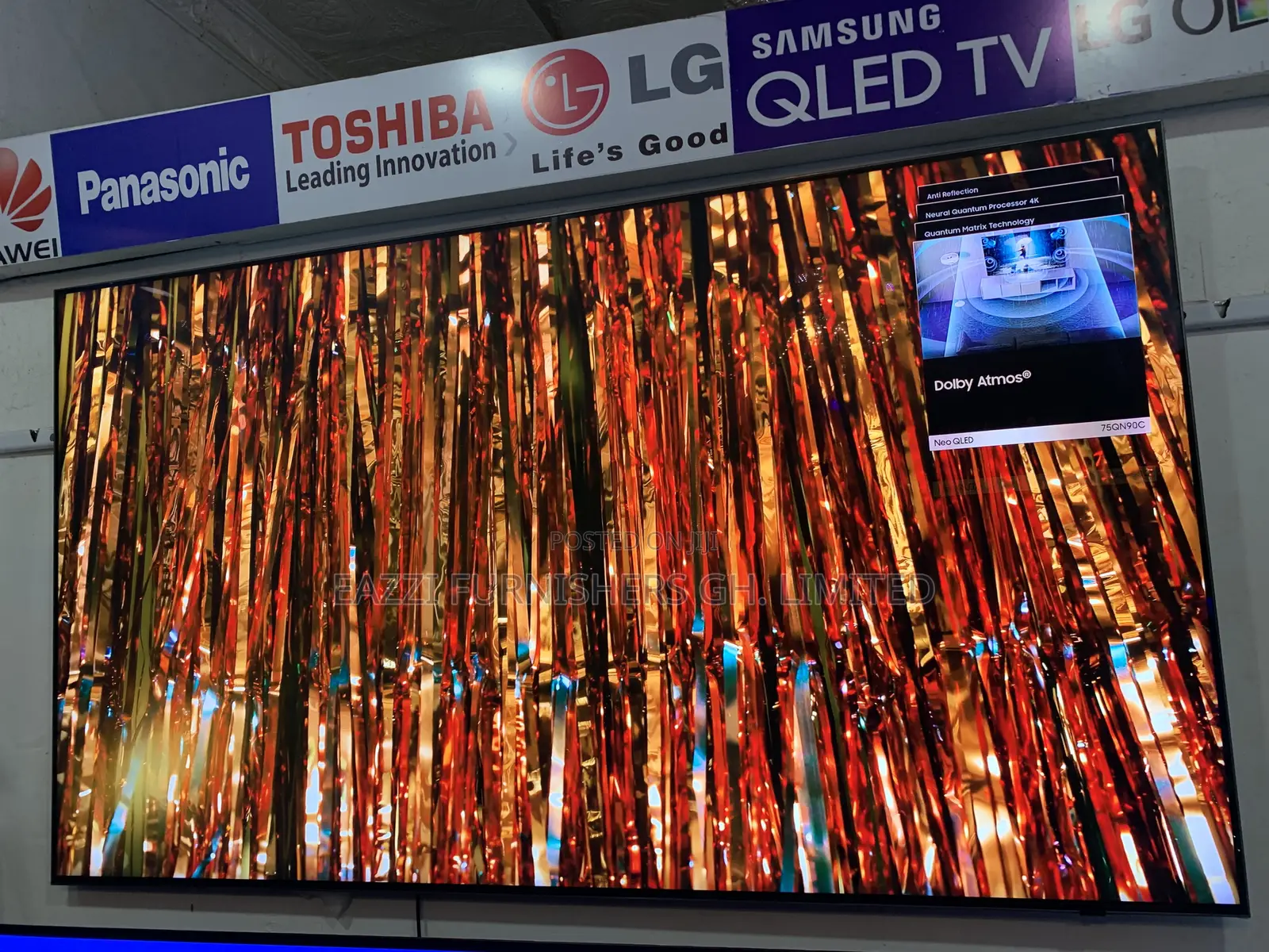 Samsung 75 Inch Uhd Neo Qled Super Ultra-Wide Gaming 120 Hz Tv