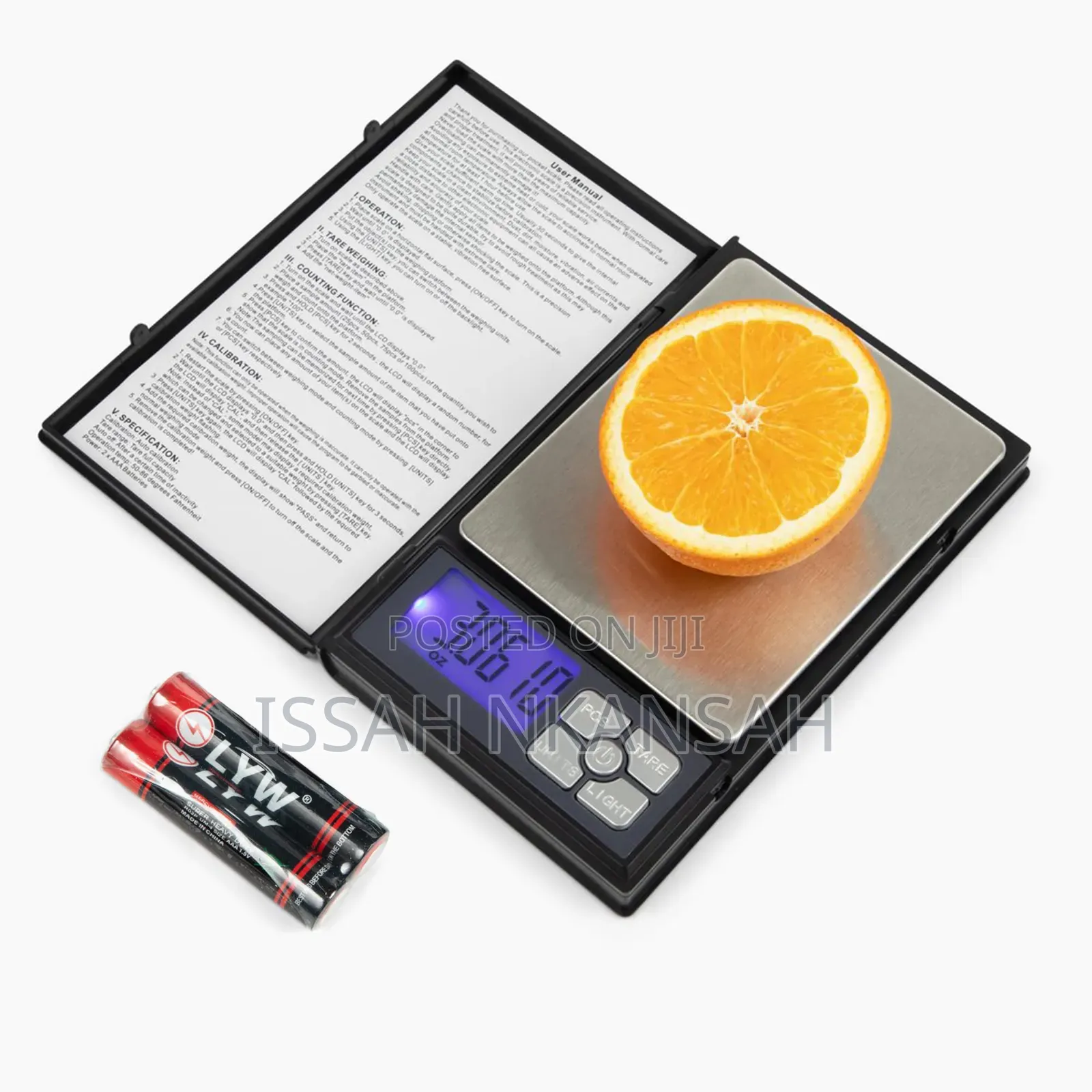 Note Book Series Digital Scale With LCD Display