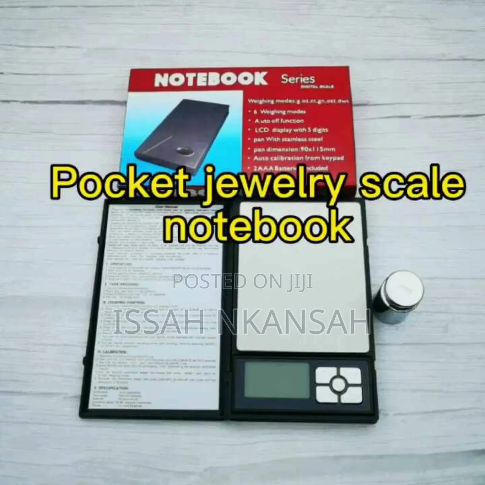 Note Book Series Digital Scale With LCD Display