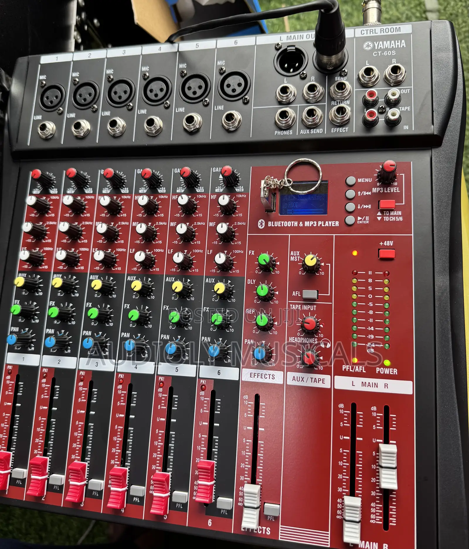 Professional Mixing Console 6- Channel With Sound Card