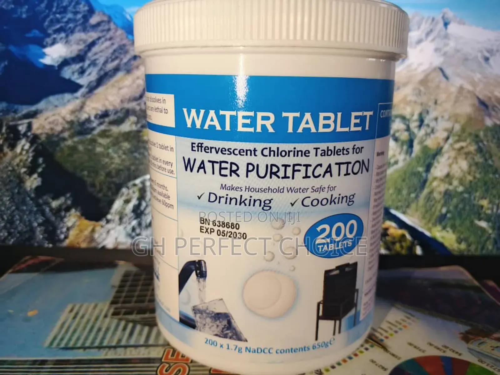 Aquaprity Effervescent Chlorine Water Purifier