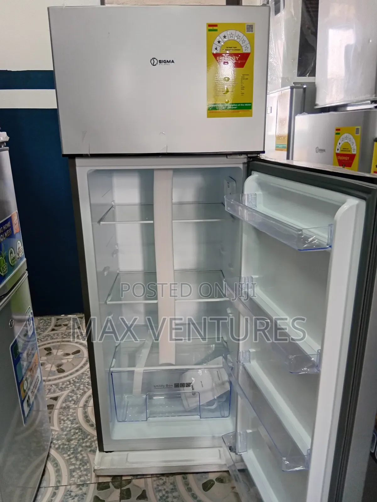 Fast Cooling Sigma Fridge Freezer 207l Sigma Fridge