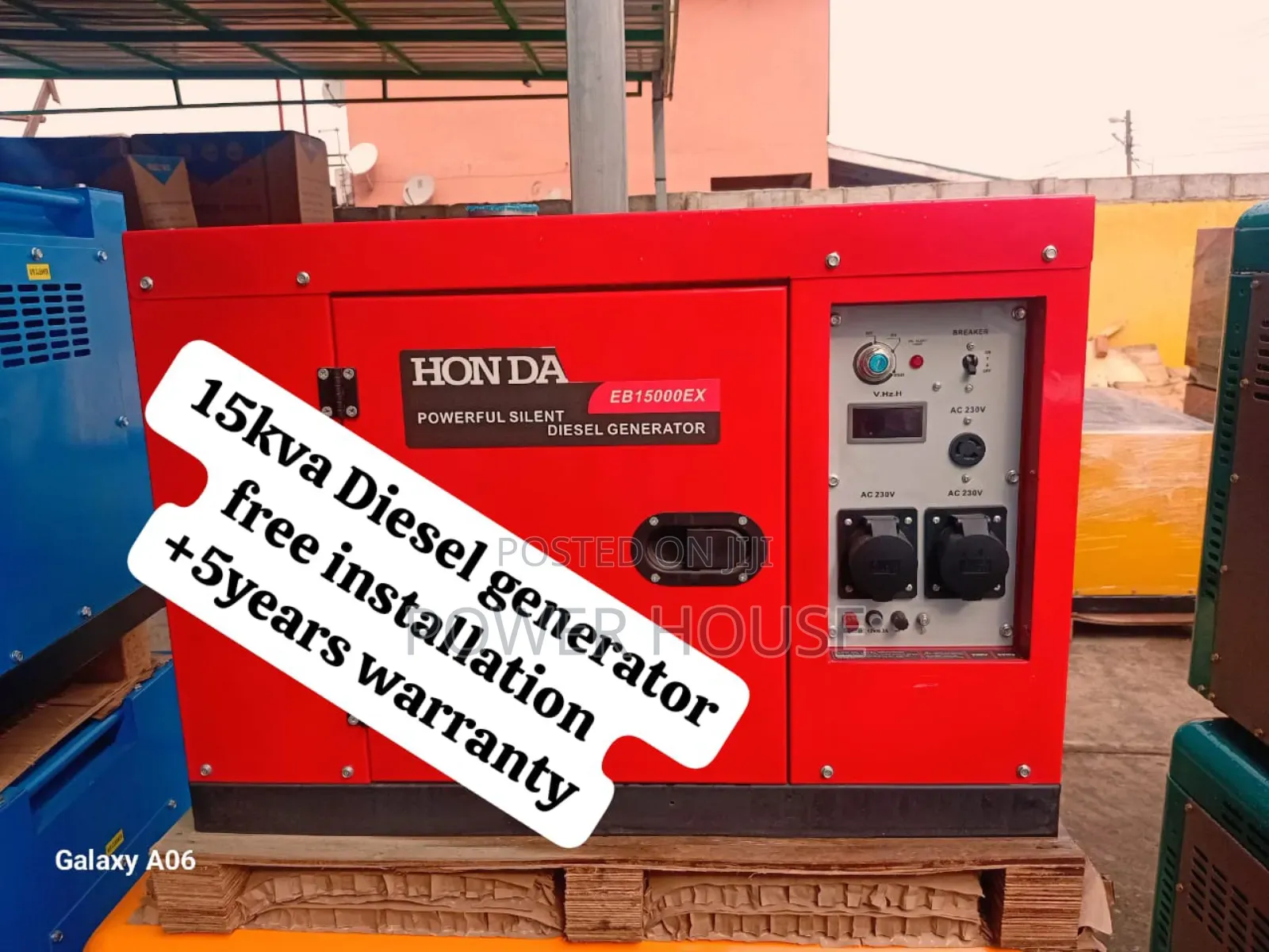 Fresh Energy Honda Diesel Generator 15kva Silent