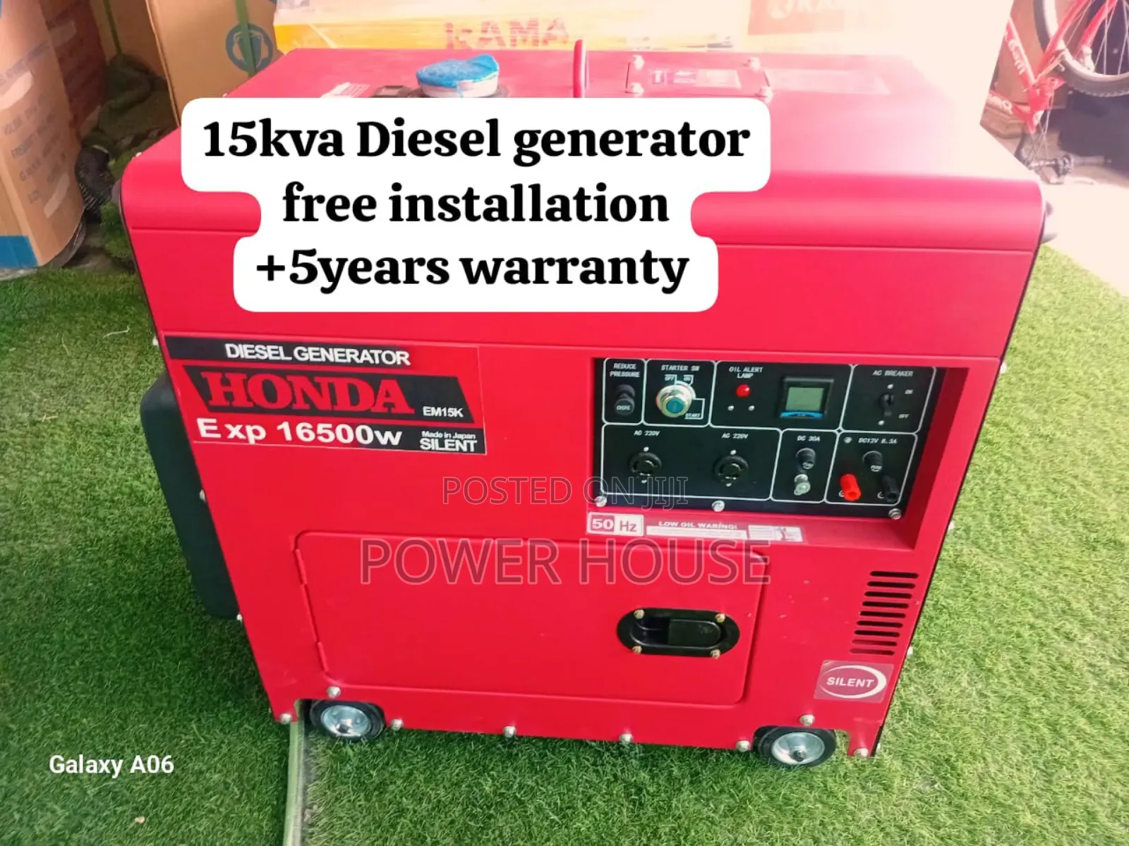 Power Navigator Honda Diesel Generator 15kva Silent