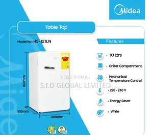 Midea 85ltrs Retro Tabletop Fridge
