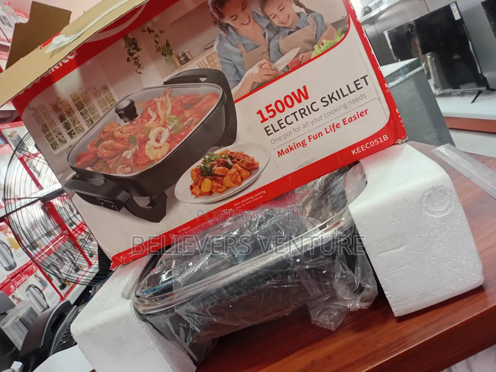 Sskillet 1500wt Electric Skillet