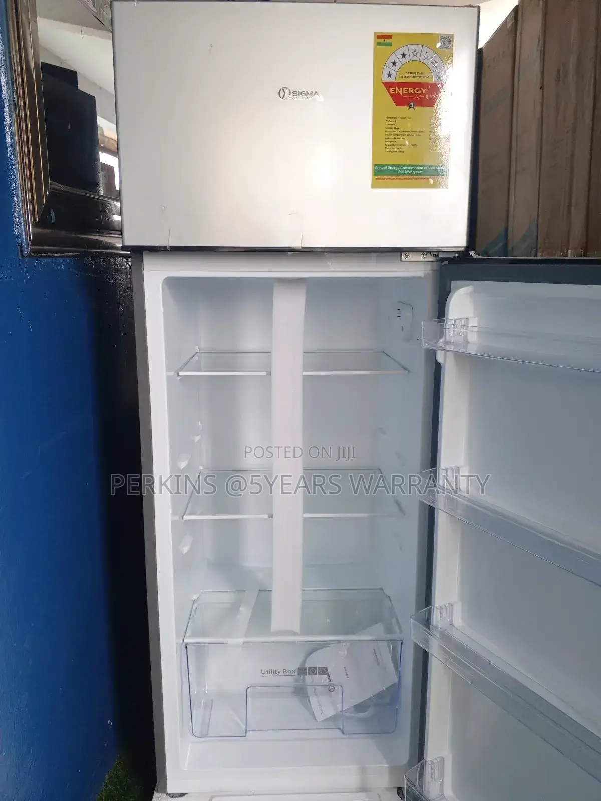 Sleek Sigma 207l STDF-220 Fridge Freezer Energy Set
