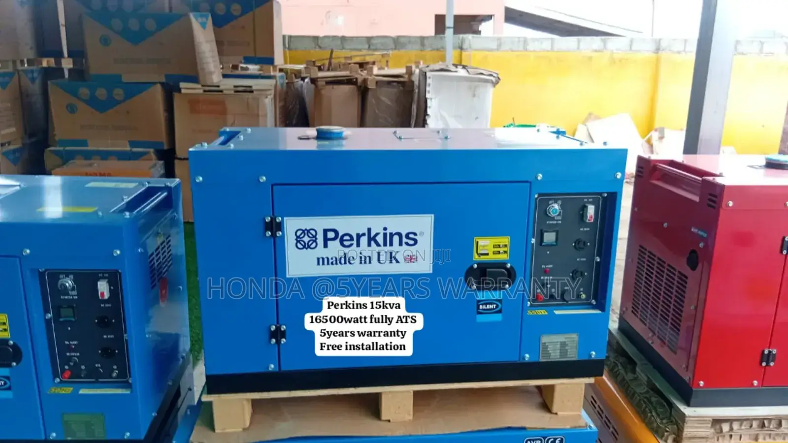Lighting the World With 15kva 16500watt Perkins Generator