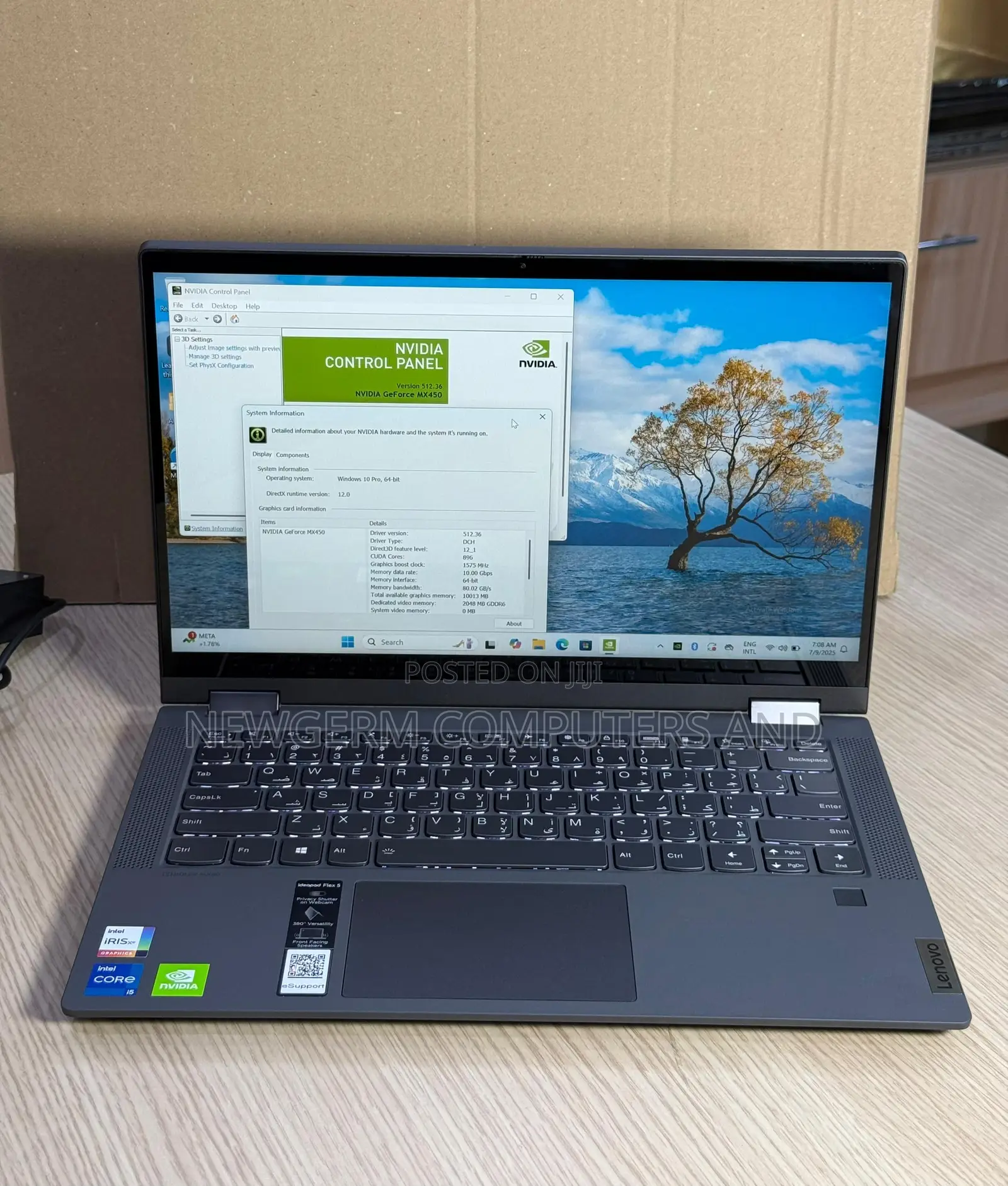 Laptop Lenovo Flex 5 16GB Intel Core i5 SSD 256GB