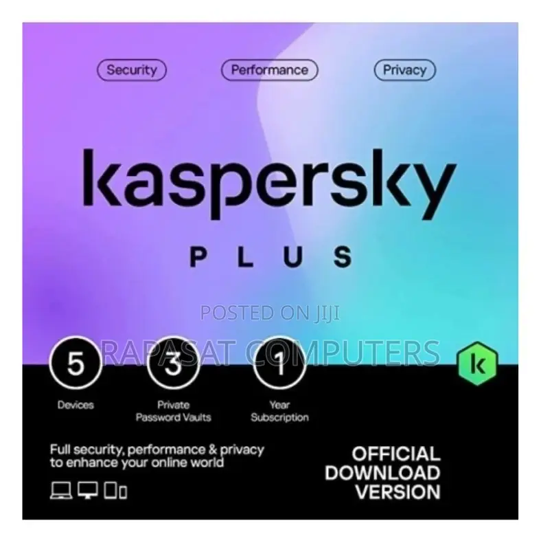 Kaspersky Plus Internet Security 5- Devices for 1year
