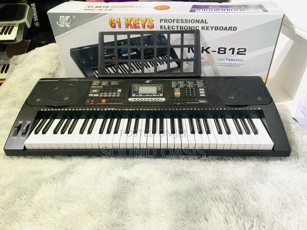 Meiki Professional Electronic Keyboard 61 Keys Mk812