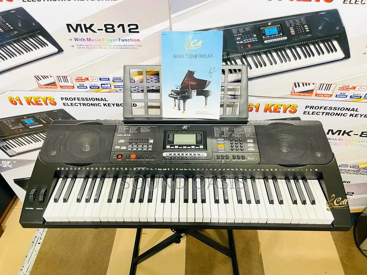 Meiki Professional Electronic Keyboard 61 Keys Mk812