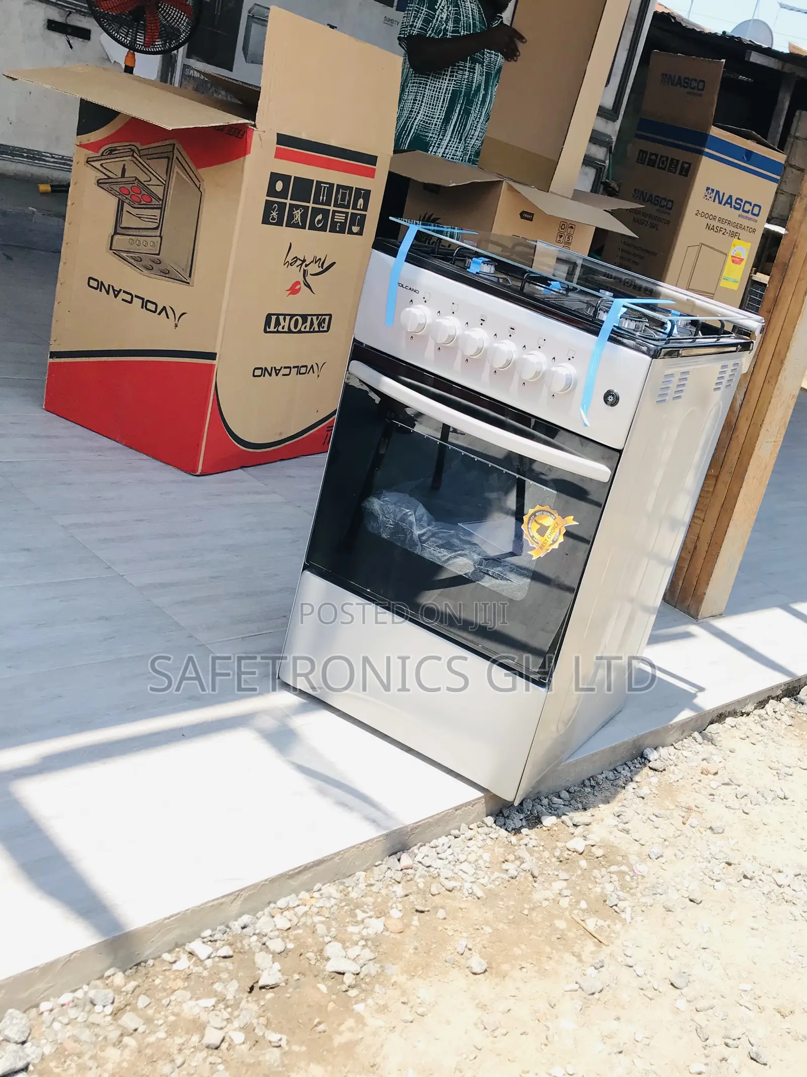 Secure Good 4 Gas Cooker Oven Volcano 50x50 Grill