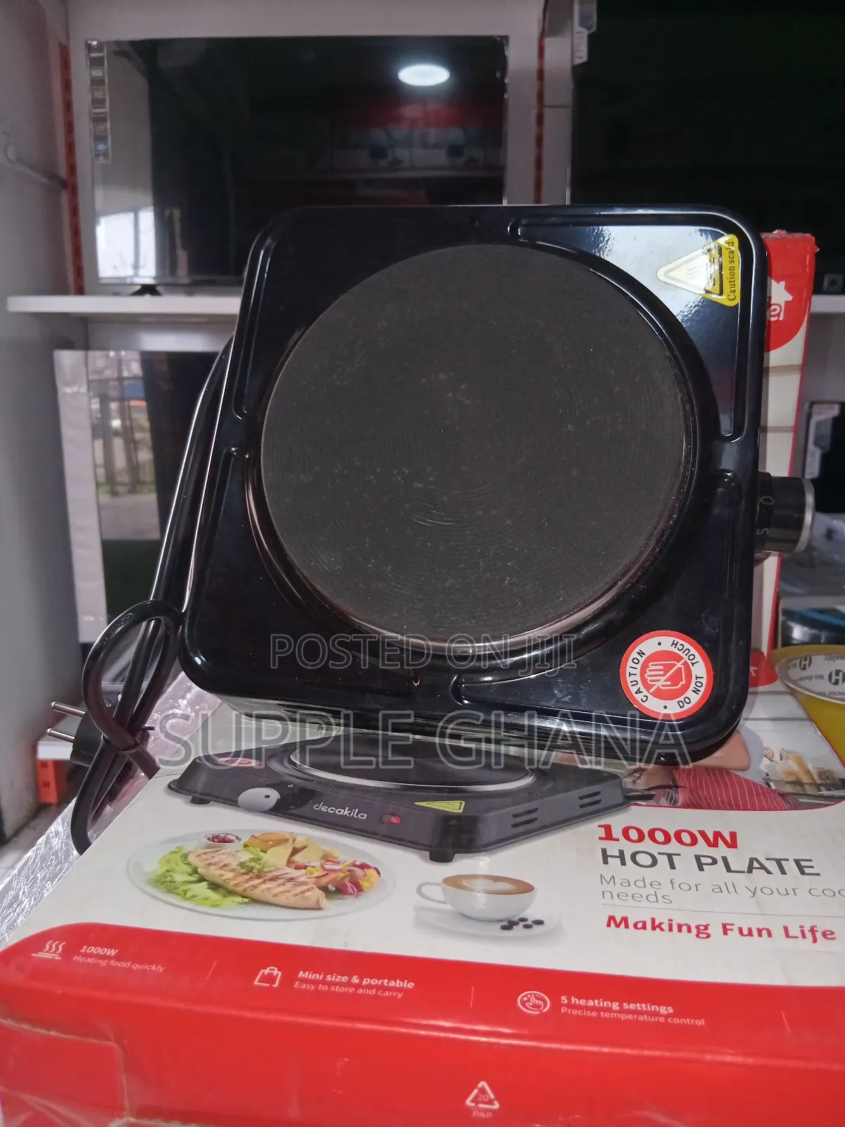 Decakila Compact Cooker, 1000w Decakila Hot Plate