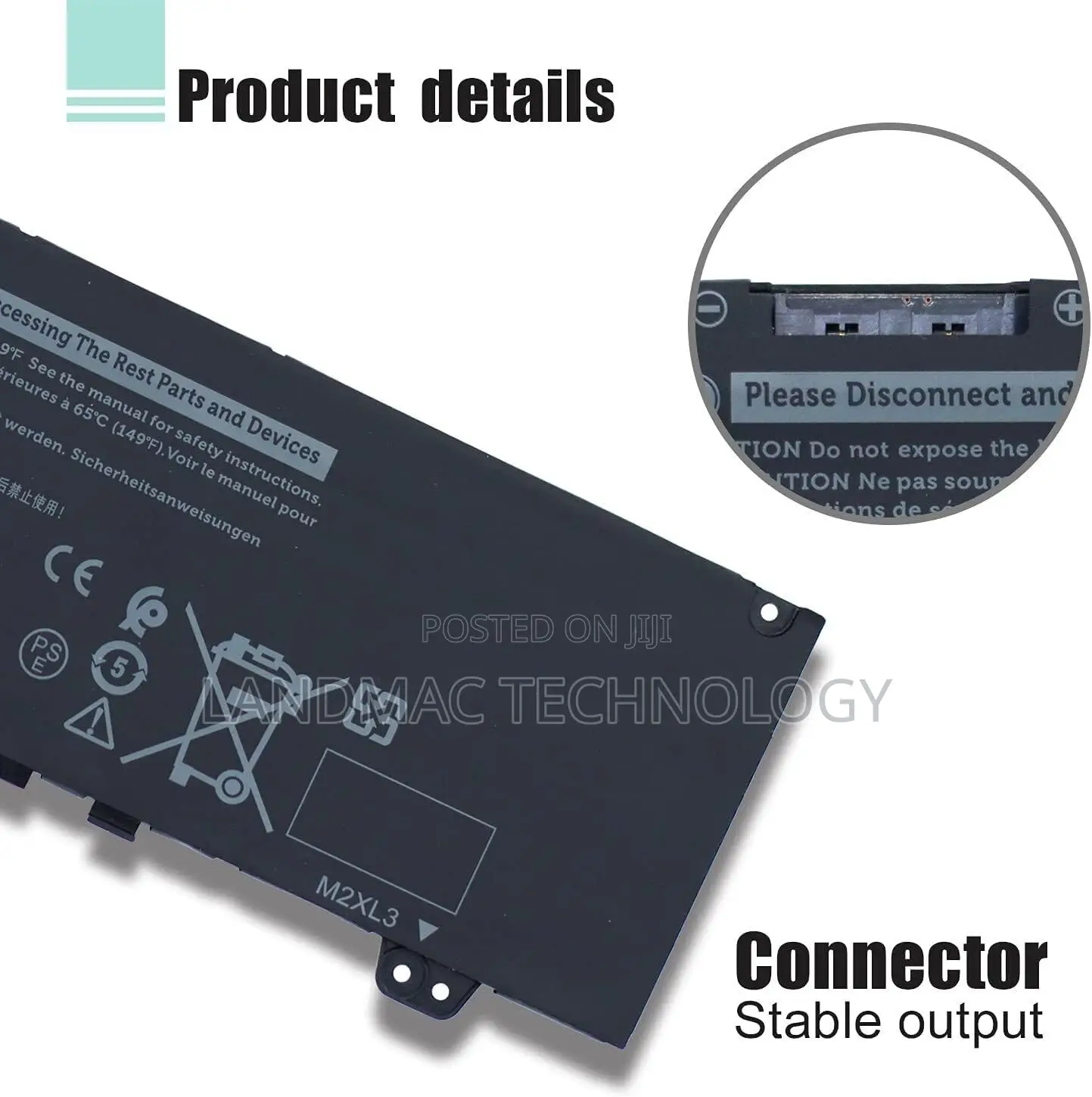 Laptop Battery F62g0 Dell Inspiron 13 5370, 7370, 7373, 7380
