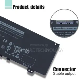 Laptop Battery F62g0 Dell Inspiron 13 5370, 7370, 7373, 7380