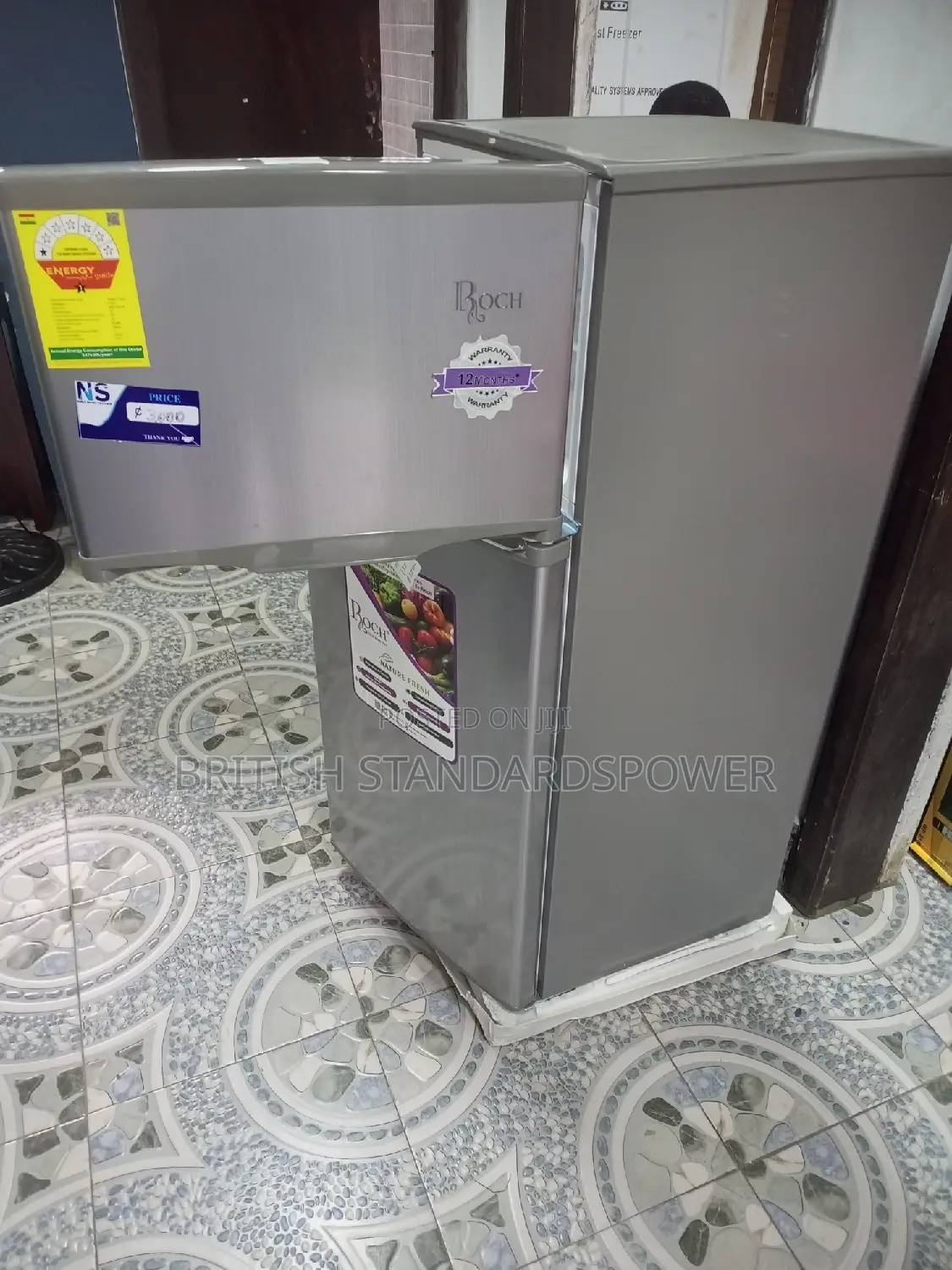 Roch Freezer Fridge 117l Fridge 4 Shelves 140t-B