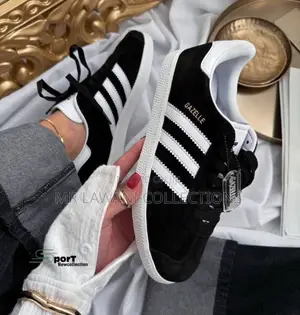 Photo - Adidas Gazelle Black And White