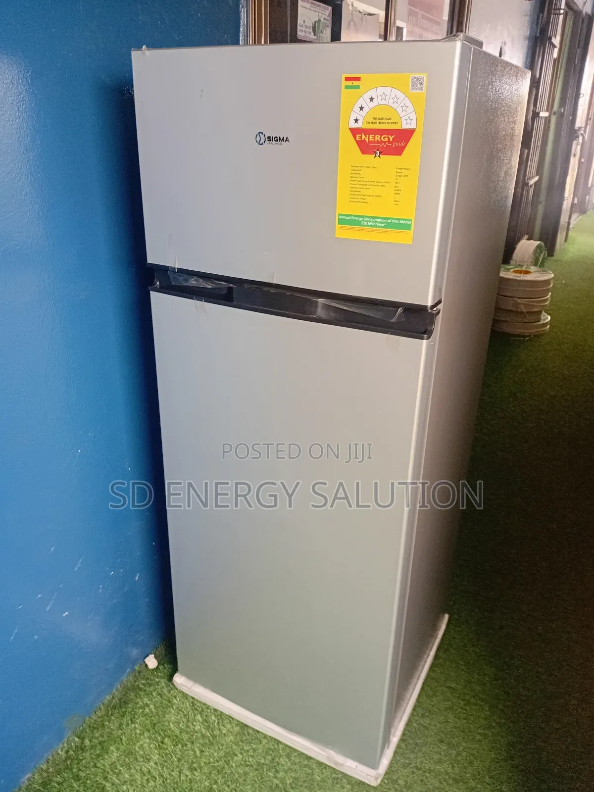 Brilliant Sigma 207 Litres Fridge Freezer 3 Stars Sigma