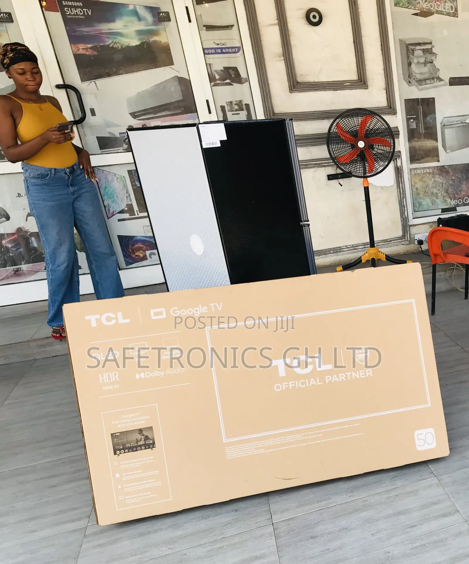 Premium Black TCL Qled Full Hd 50 Inch S5k Classic Tv
