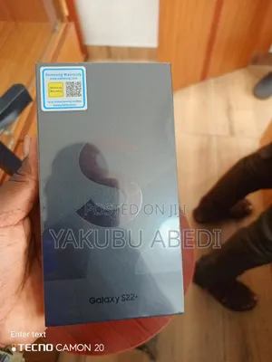 New Samsung Galaxy S22+ 5G 128 GB Black