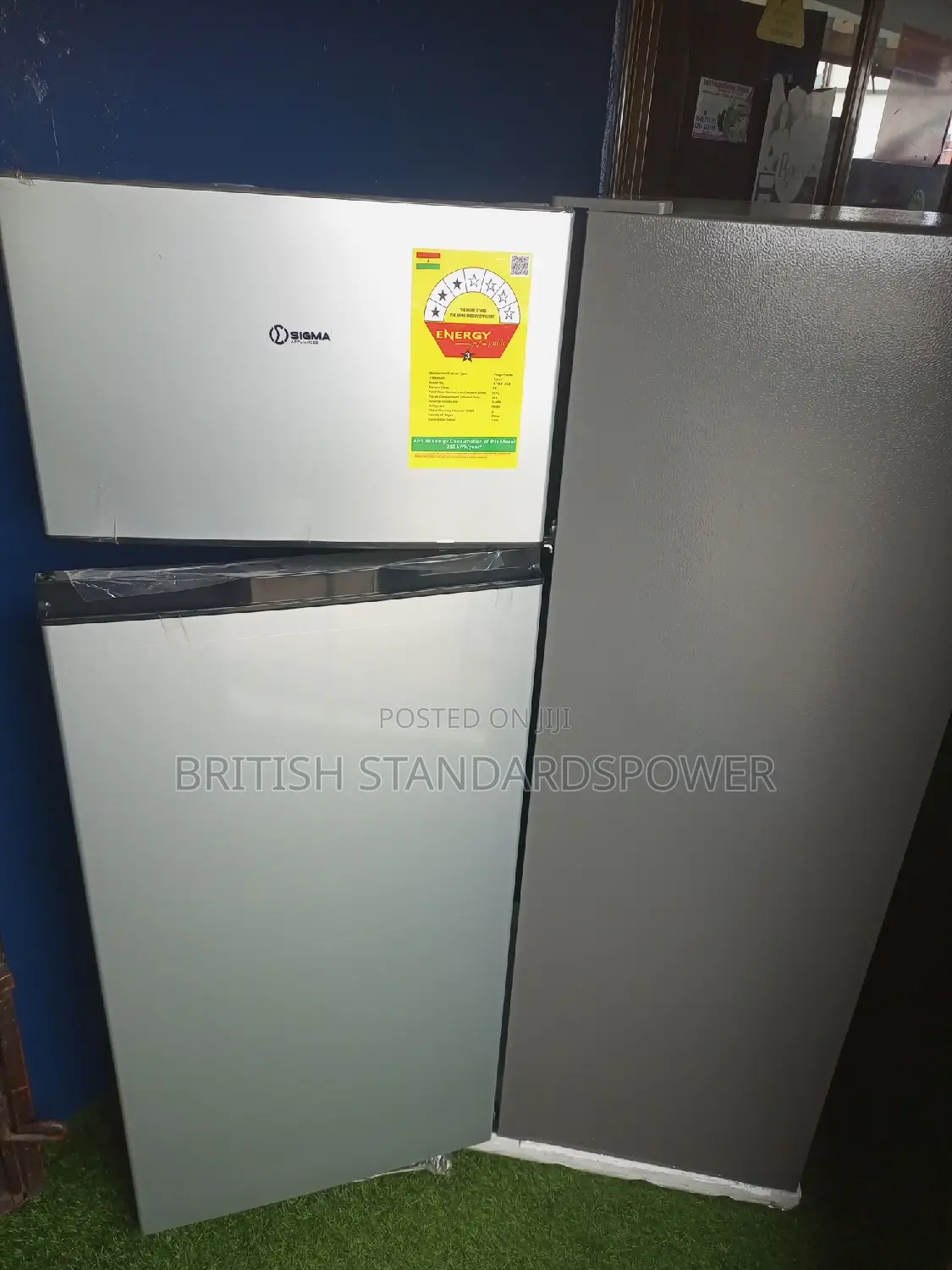 Order Now Sigma Fridge Silver Color Top Freezer Sigma 207l