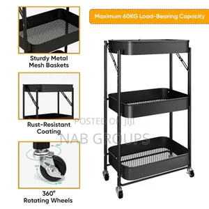 3 Tier Utility Trolley/ Cart