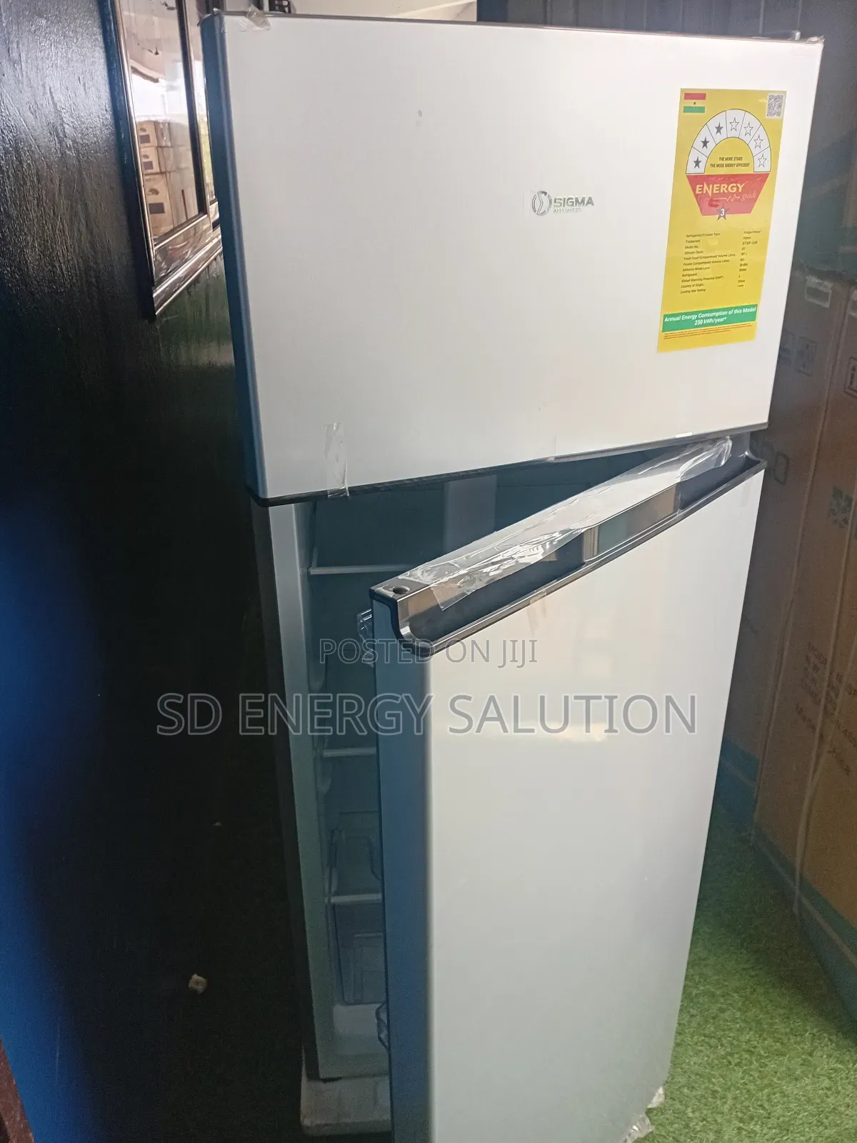 Fantastic Sigma Fridge Model STDF-220 Freezer Sigma 3 Sters