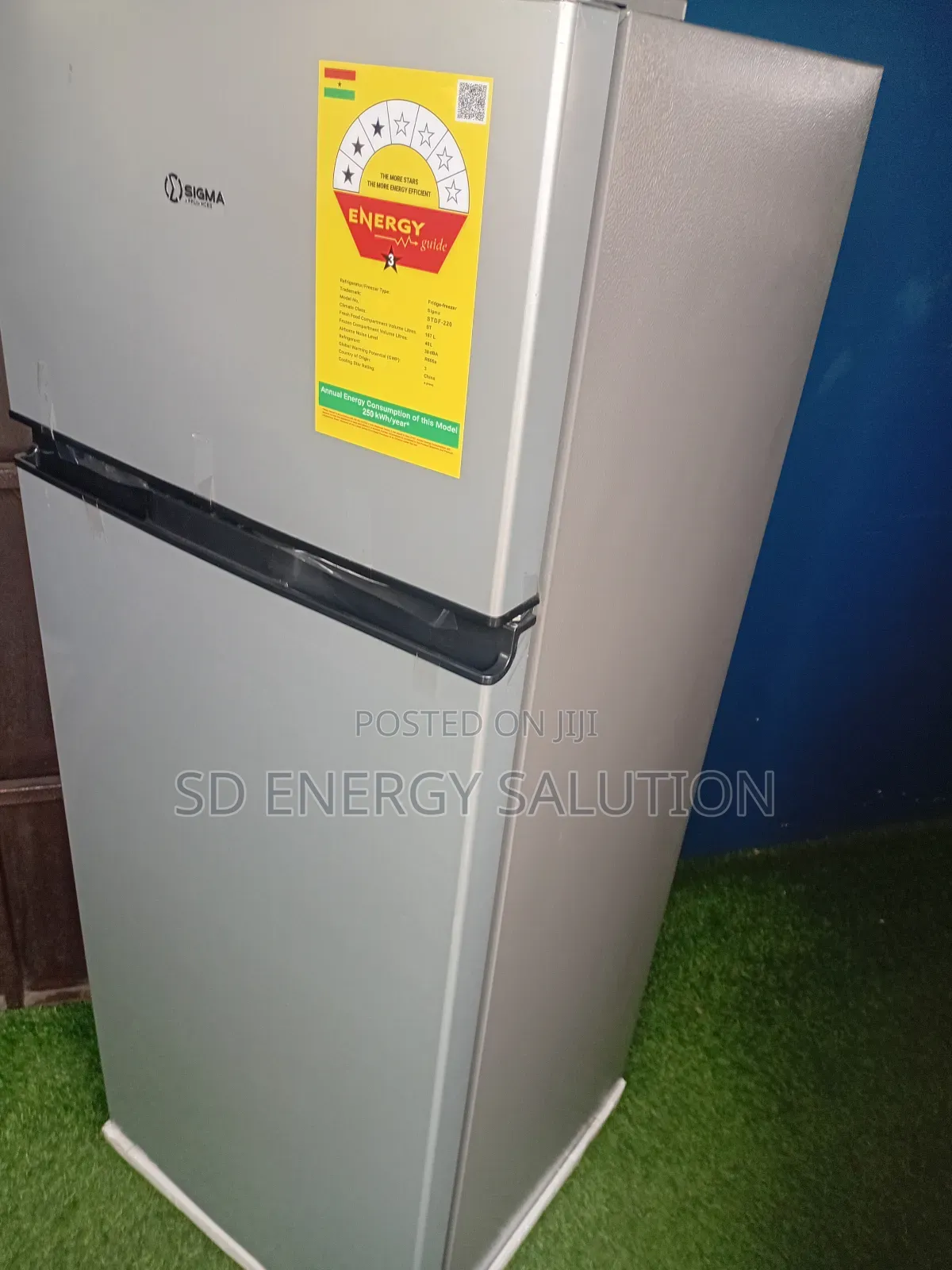 Gracious Sigma Fridge Freezer 3 Stars Sigma 207 Litres
