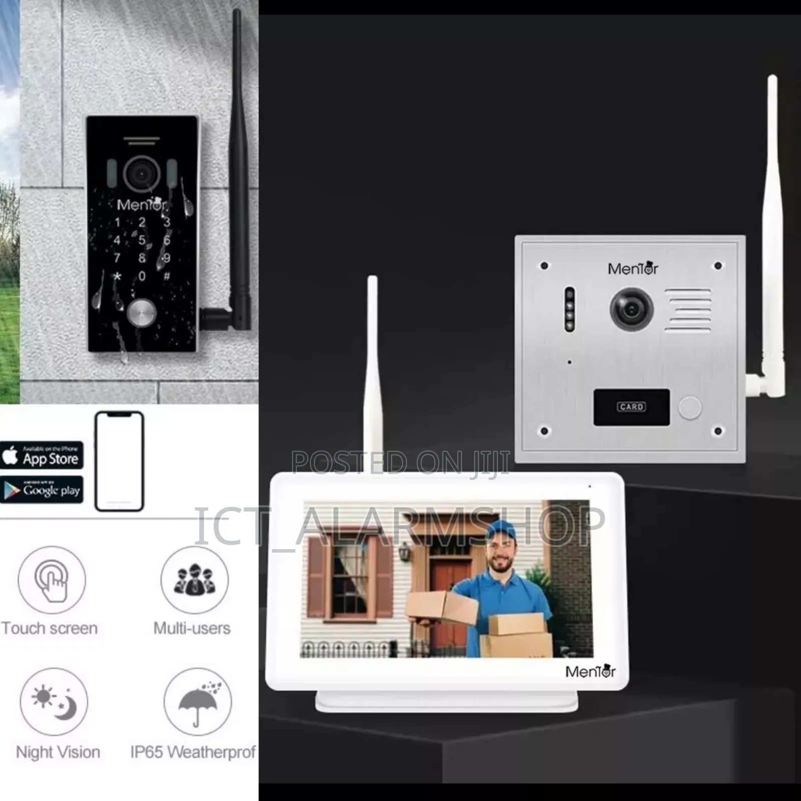 Wireless Wifi Video Doorbell Intercom