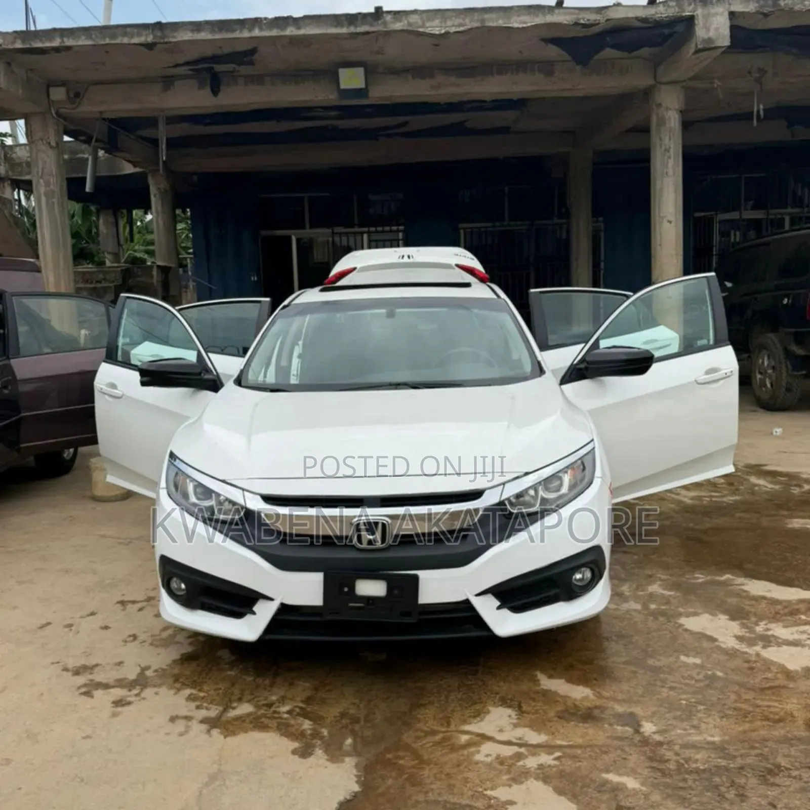 Honda Civic EX-L Sedan 2018 White