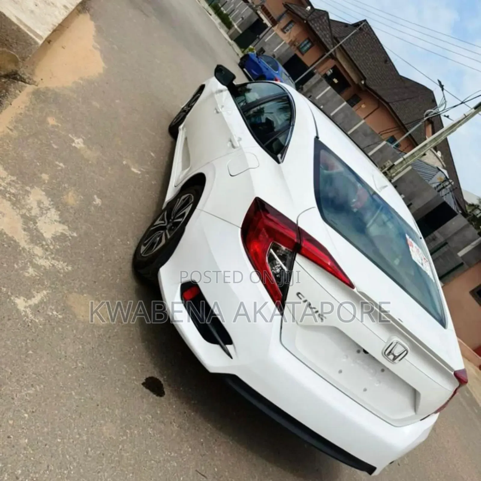 Honda Civic EX-L Sedan 2018 White