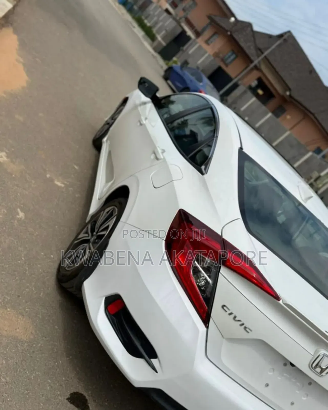 Honda Civic EX-L Sedan 2018 White
