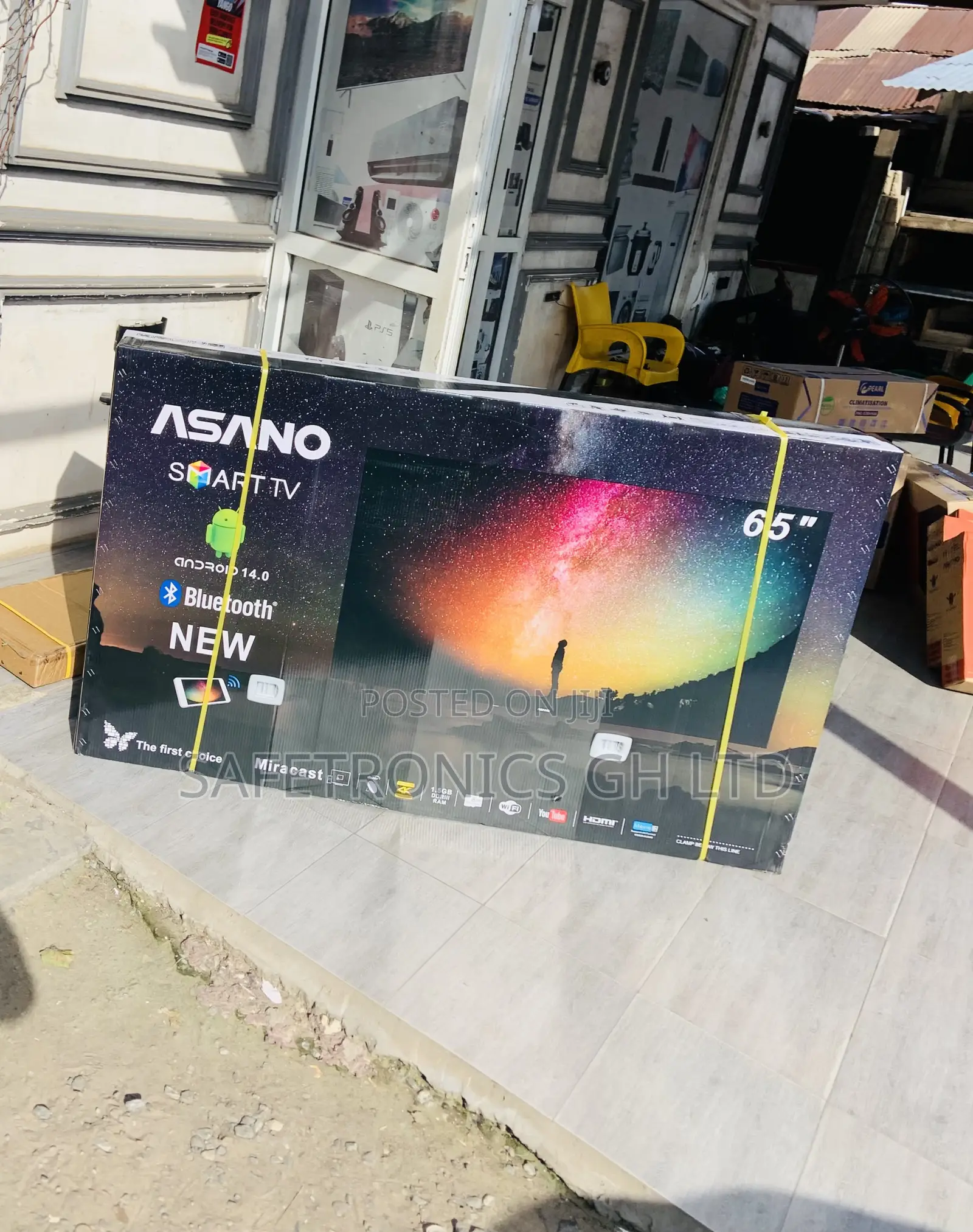 Frameless 65 Inch Smart Led Uhd Asano Android Uhd Tv