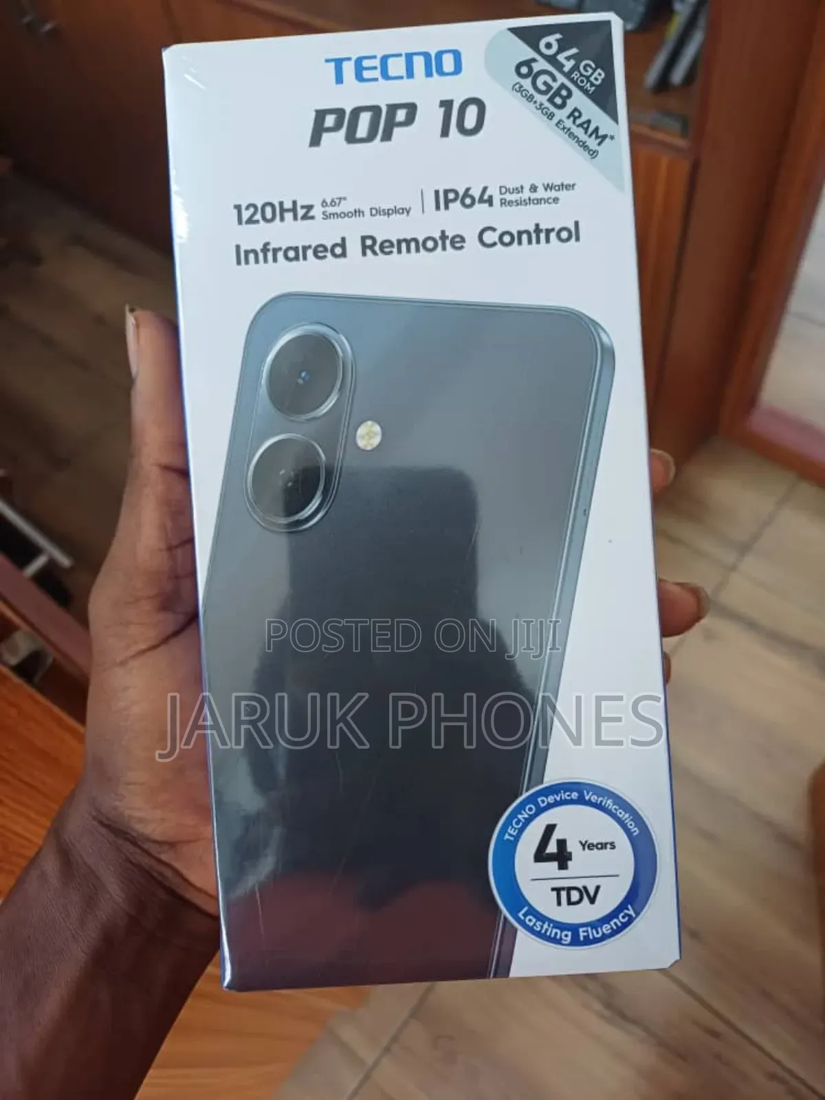 New Tecno Pop 10 64 GB Black