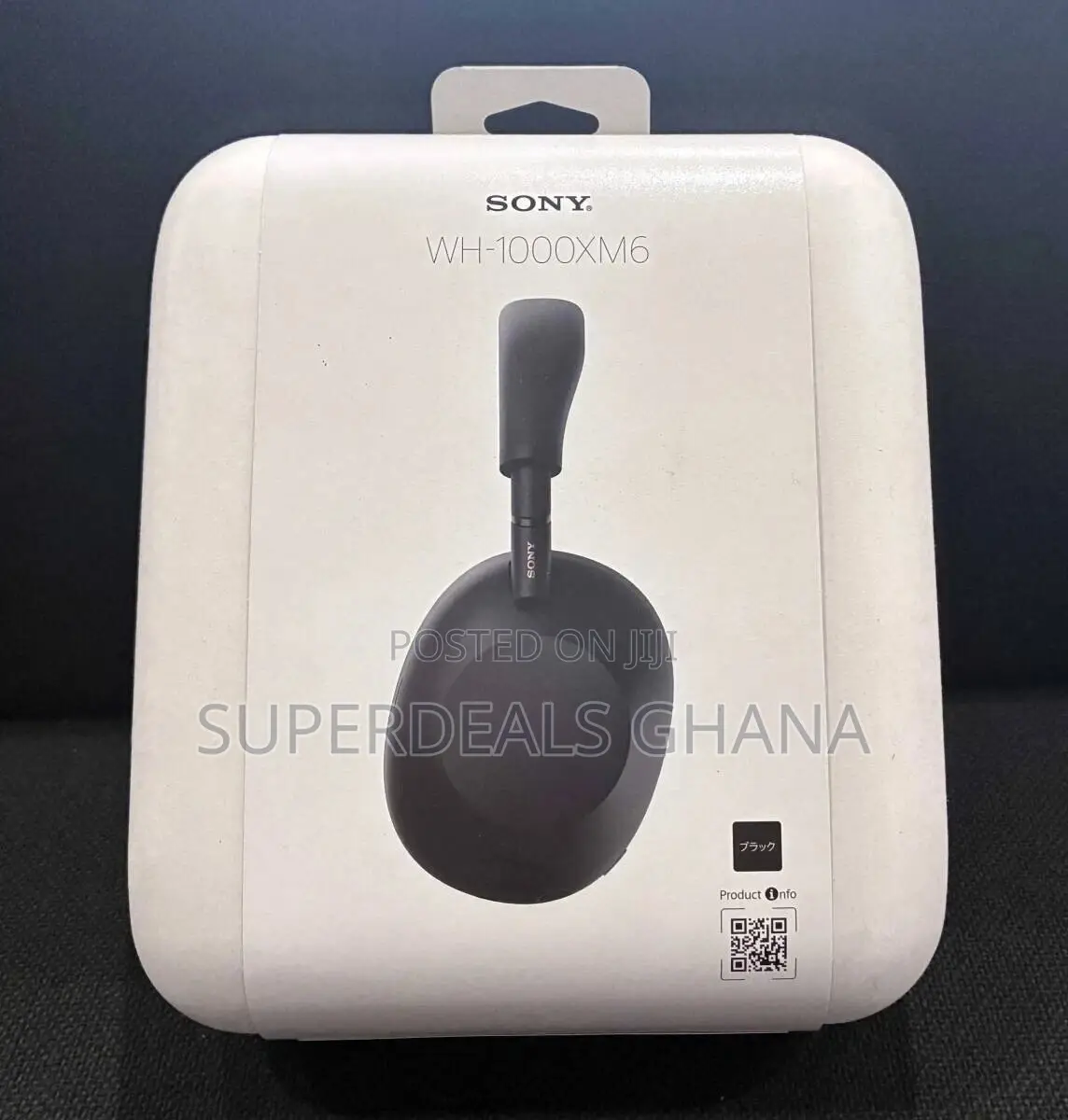Sony Wh-1000xm6 Wireless Noise Cancelling Headset Black New