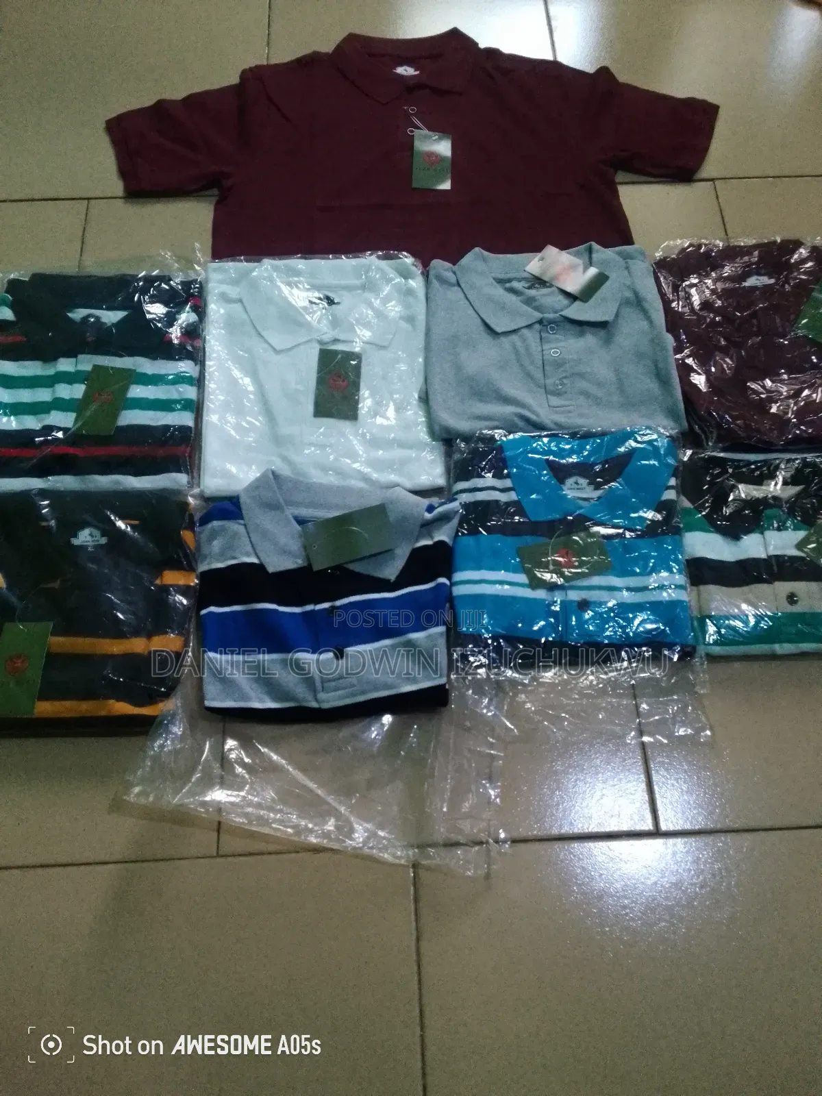 Lacoste, Plain T-Shirts, Round Necks