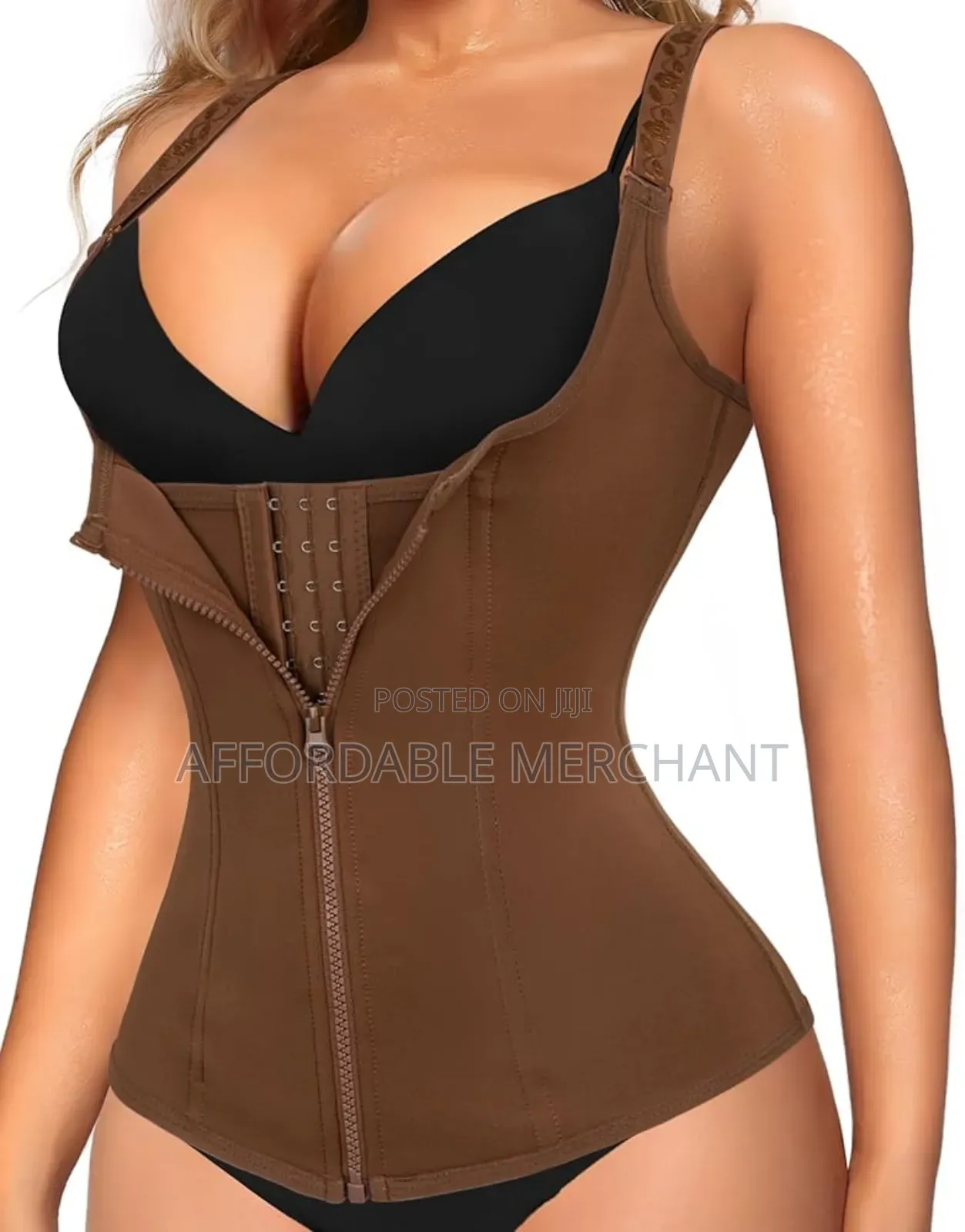 Adjustable Shoulder Strap Body Waist Cincher Vest