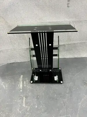 Quality Tempered Glass Preaching Pulpit Stand for Church