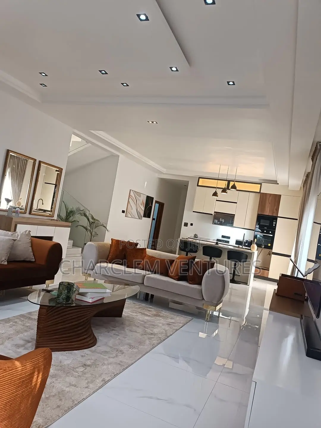 Furnished 4bdrm House in Charclem Ventures, East Legon for sale