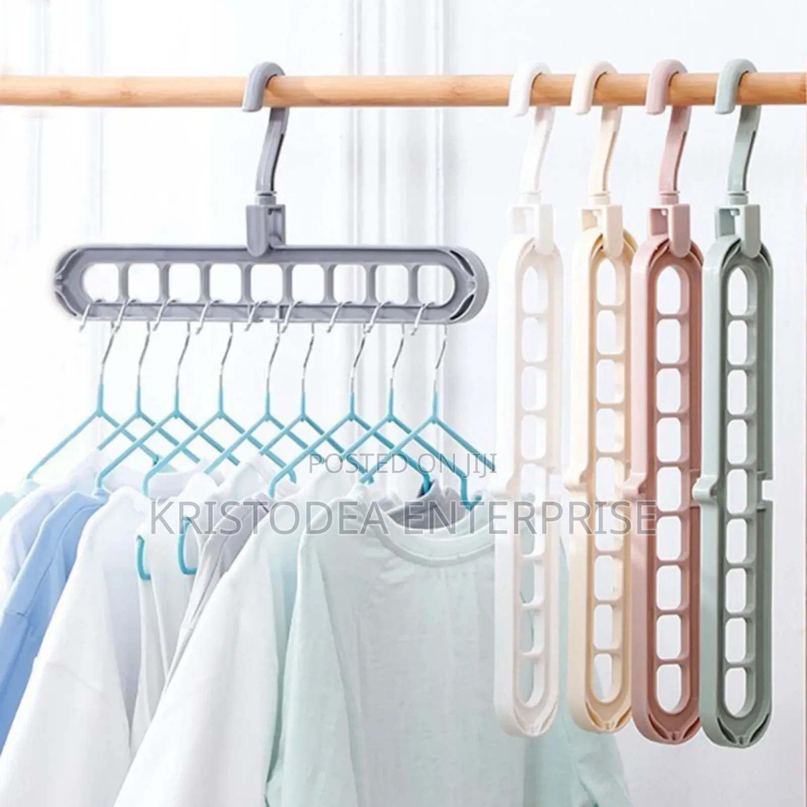 9-Hole Rotating Smart Hanger