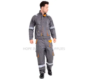American Safety Overall - Top & Down - Grey/Ash.