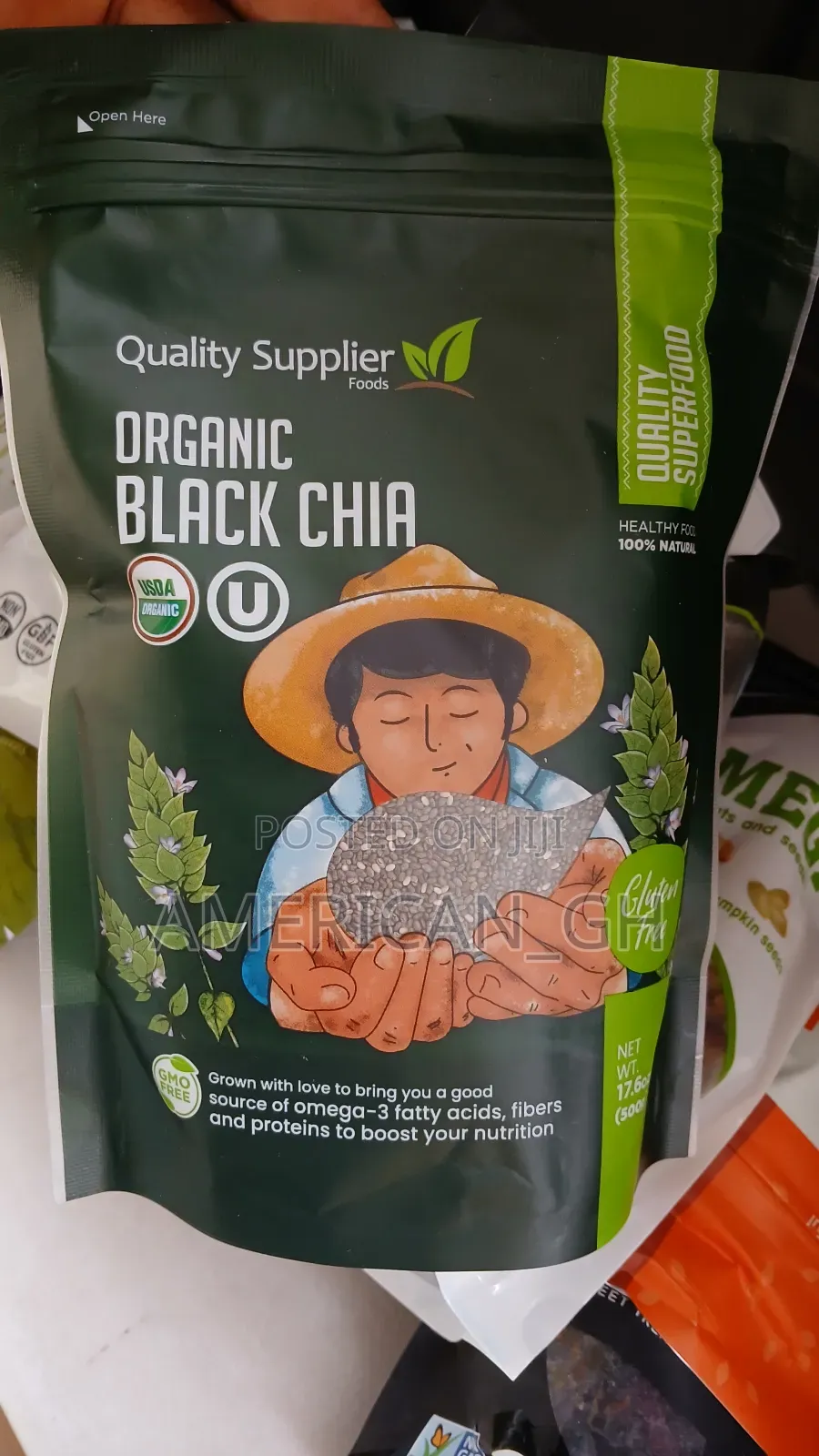 Organic Black Chia, 500g