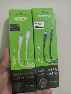 Oraimo Robustline 60w Type-C to Type-C Cable