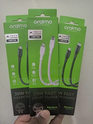 Oraimo Robustline Type-C to Lightning 2.4a Data Cable